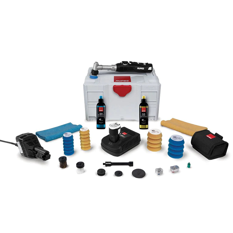 RUPES BIGFOOT HR81ML/LUX IBRID NANO LONG NECK DELUXE KIT WITH SYSTAINER