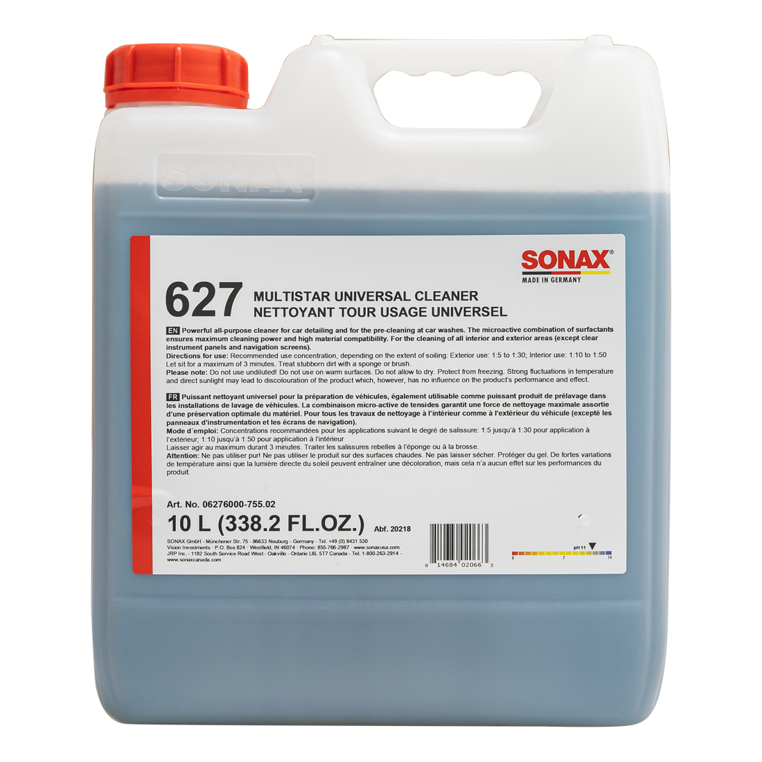SONAX MultiStar All Purpose Cleaner Concentrate 10L